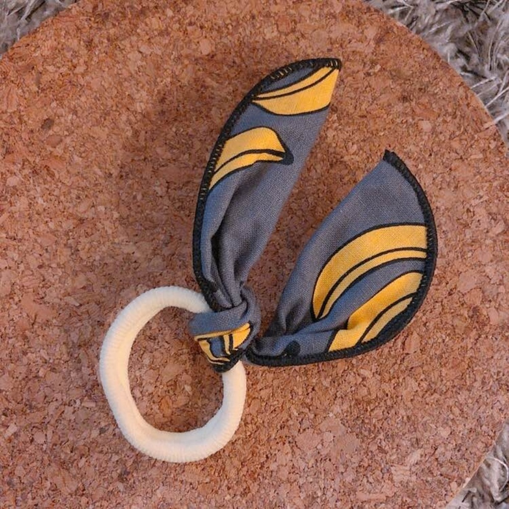 Cute Banana Graphic Knotted Hair Tie